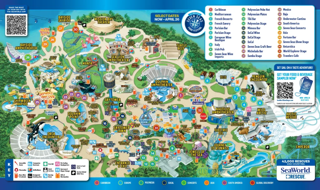 mapa seaworld san diego california